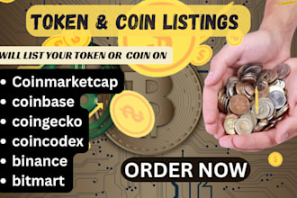 do token listing coin listing on coinmarketcap coingecko pancakeswap