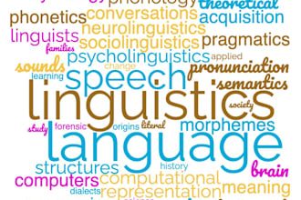 assist with linguistic,  grammar, and translation work