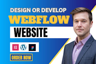 do webflow website design, figma to webflow, webflow expert,  webflow redesign