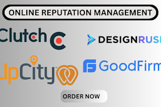 manage goodfirms clutch designrush upcity g2 comments for website reputation