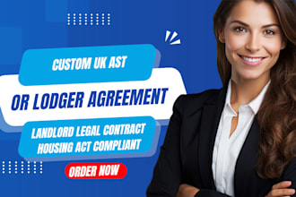 draft a UK assured shorthold tenancy ast or lodger agreement