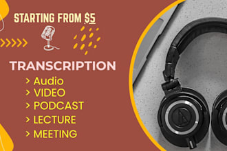 do video and audio transcription fast