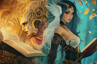 illustrate fantasy book covers and ebook covers