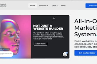 build a high converting builderall website and sales funnel