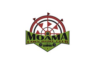 design aesthetics monogram bowling club logo