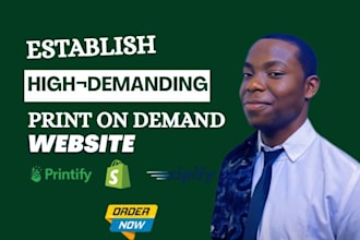 build a high ticket shopify dropshipping store with zepto and printify