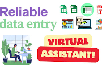 be your reliable and detail oriented data entry assistant