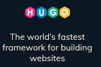 create a lightning fast, SEO optimized hugo static website that stands out