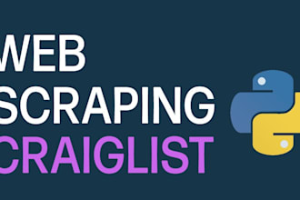 setup task bot, macro bot, web scraping, python script, craigslist bot