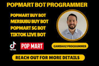 develop walmart bot, shopping bot, scraping bot, monitoring
