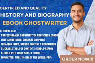 ghostwrite history and biography ebook, american history, ebook, and sociology