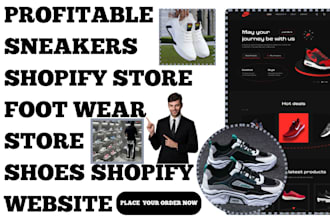 design a highly profitable auto part shopify store auto part website