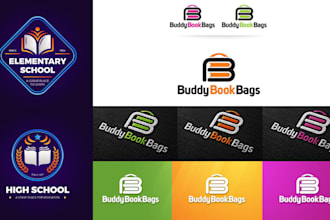 design a professional educational logo for your academy