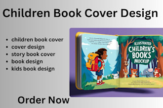 design children book covers, storybook cover and picture book