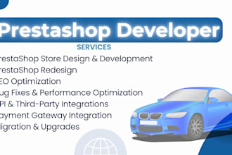 design, redesign prestashop website, prestashop module, theme, seo optimization