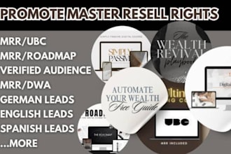 promote master resell right courses with email marketing