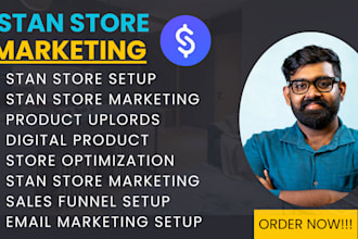 do stan store marketing, stan store setup, stan store promotion, to drive sales