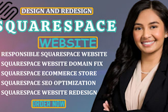 build squarespace website design, squarespace website, squarespace redesign seo