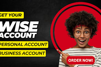set up verified personal wise account, ltd business account