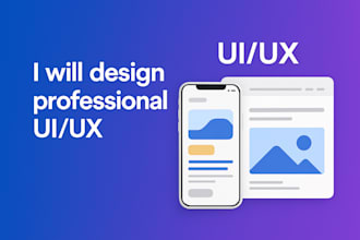 design modern and responsive UI UX for web and mobile