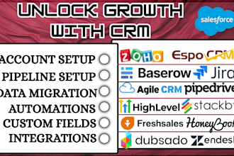 do hubspot pipedrive espo crm zoho salesforce baserow monday jobber migration