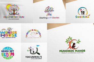 design a cute and professional logo for your childcare
