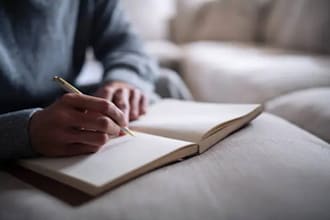 write podcast notes from the youtube videos