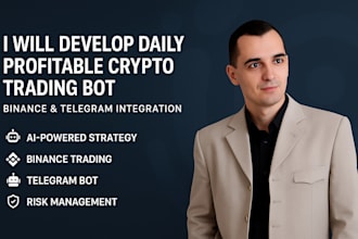 develop daily profitable crypto airbottrade bot trading bot binance telegram bot