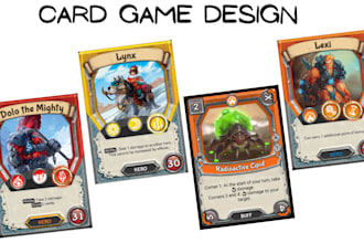 design card game board game tcg and tabletop game cards card illustration