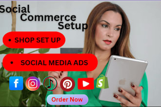 setup facebook instagram tiktok shop meta ads ecommerce marketing product video