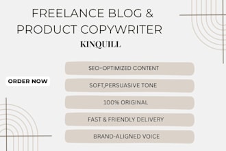write aesthetic blog posts, captions, and product descriptions