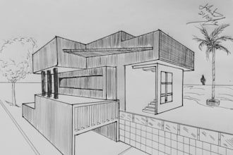 city permit draw architect for house plan,deck,floor plan site plan map design