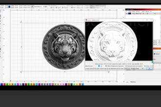 3d coin model 3d bas relief 3d medallion  3d crypto cnc coin model 3d printing