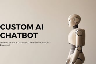 build a custom rag chatbot with your data using gpt or llm