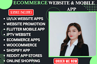 ecommerce figma website woocommerce mobile app shopify reddit store saa cms iptv