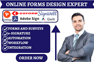 setup boldsign goformz signwell adopesign qwillr docusign integration automation