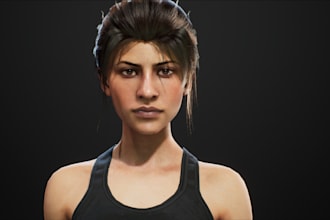 3d hero character, game weapons, 4ktexture to pbr texture, rigging for animation