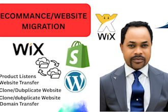 migrate wordpress woocommerce wix etsy to shopify website migration ecwid store