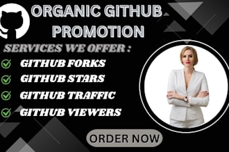 organic github promotion for followers and viewer