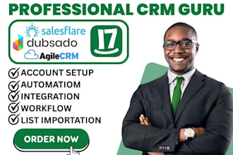 setup salesflare agile crm 17hats automation dubsado workflow odoo honeybook crm