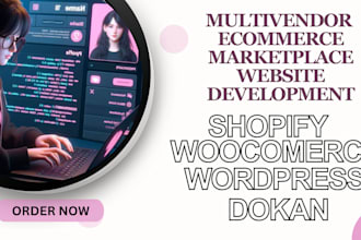 build multi vendor ecommerce marketplace website or multivendor website