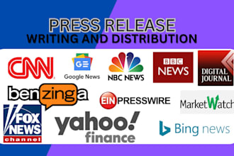 write and distribute your press release to top notch sites SEO PR release