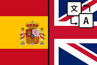 manually translate from english to spanish and vice versa