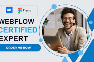 be your webflow expert, figma to webflow design expert, webflow developer