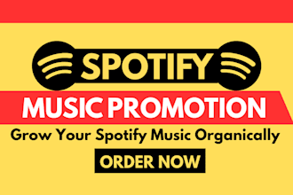 do organic spotify music promotion, spotify track promotion, spotify campaign