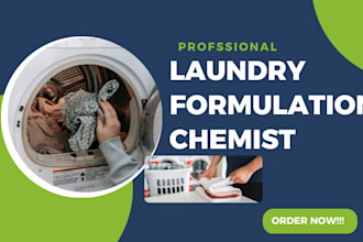 develop formulations for laundry, toiletry and cleaning products