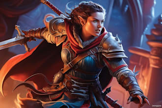 dnd character art and dnd character art