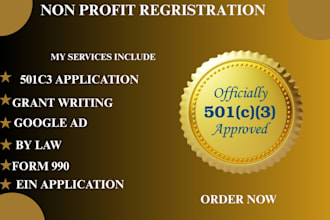 setup non profit registration apply for 501c3 reinstate revoked 501c3, 990, 1023