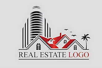 do modern real estate, property, construction, mortgage and realtor logo design