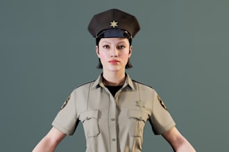 create realistic metahuman 3d character with game cloth and animation for ue4 ue
